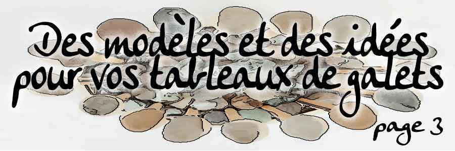 Modeles de pebble art