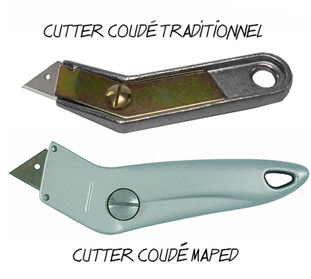 Cutter coudé MAPED découpe des cartons