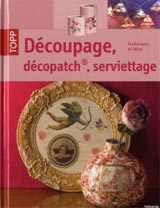 Book découpage serviettage