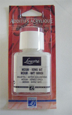 Vernis acrylique mat