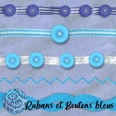 rubans et boutons