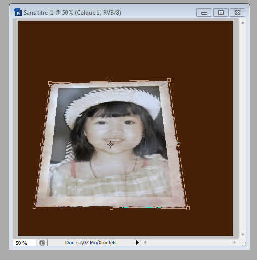 Effet perspective sur image