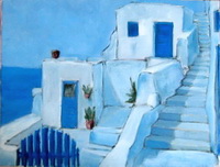 Maison de SANTORIN (Cyclades)