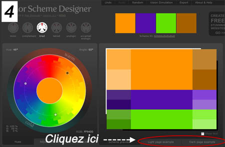 Color scheme Controle résultats