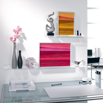 Etagere pour cadres et tableaux Meilleure emplacement de tableau dans un salon