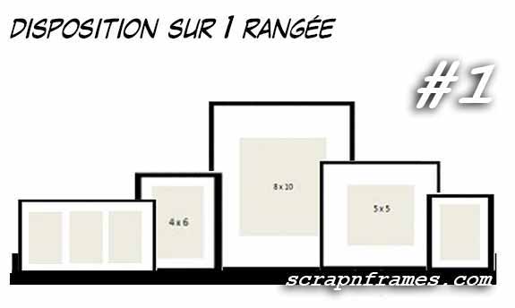 Disposition de cadres ribba