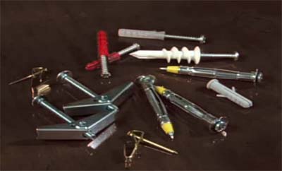 assortiment de chevilles