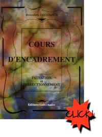 Cours d'encadrement de Bernadette Deconnink