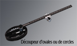 Découpe ovale de passe-partout