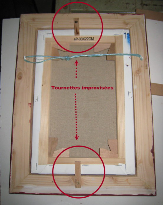 Fixation de cadre et tableau