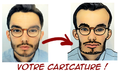 Caricature pour avatar twitter