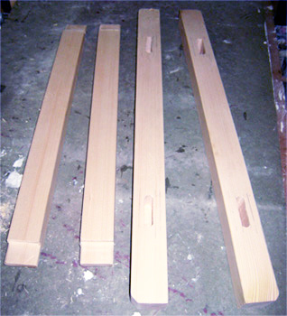 Eléments de la base du chevalet