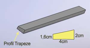 profil chassis trapézoidal