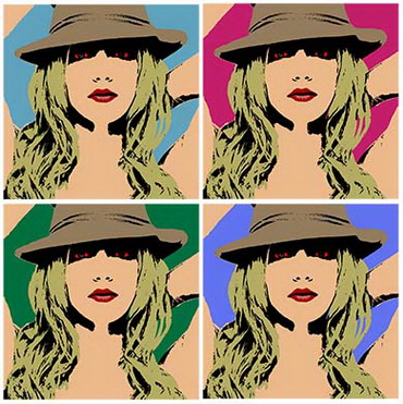 Warhol pop art Brtitney Spears