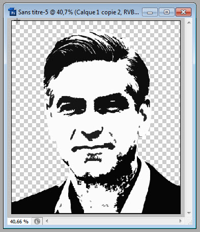 Warhol Clooney découpage