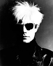 Photo Andy Warhol profile