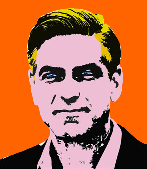portait Clooney andy Warhol